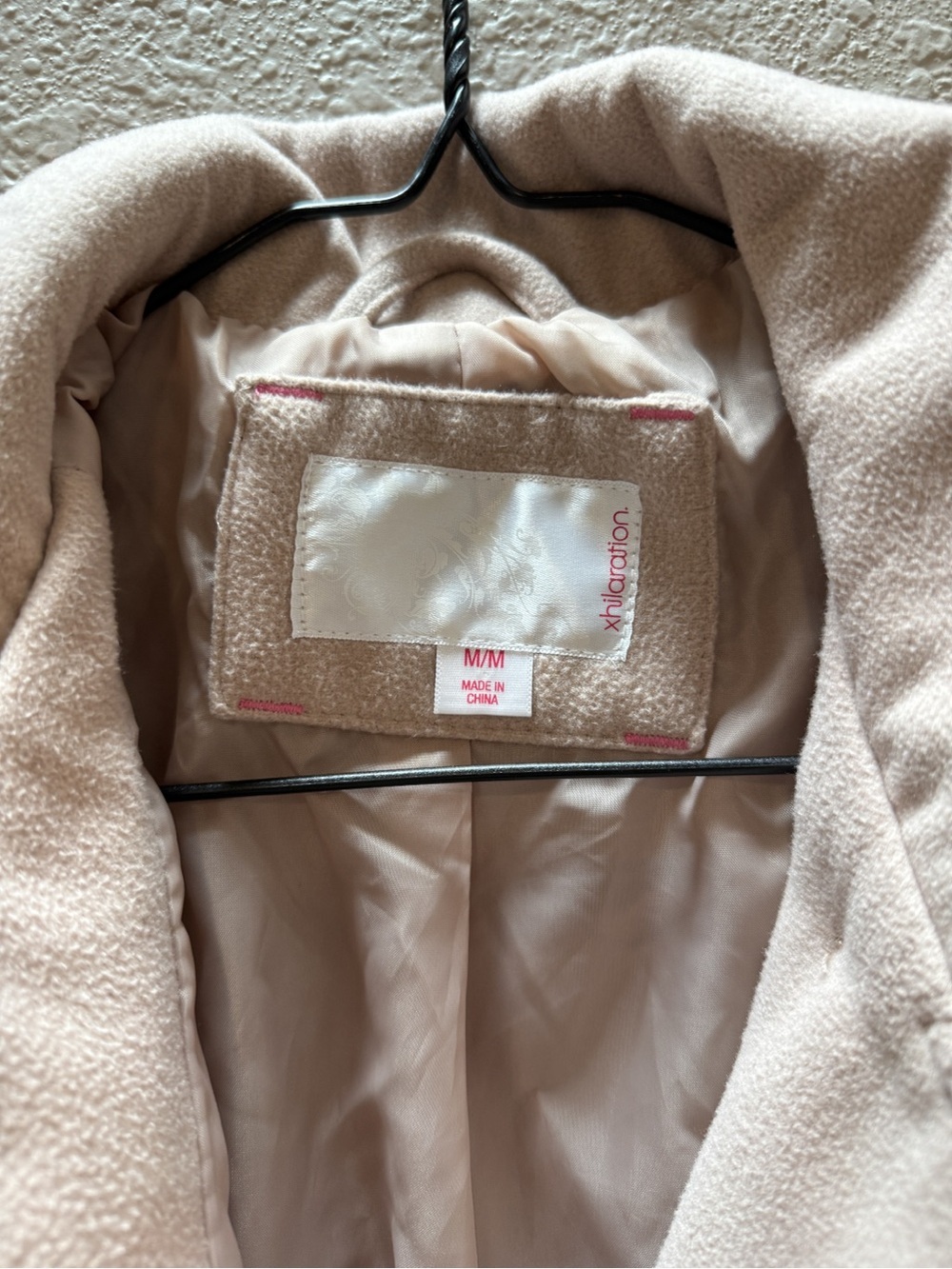Xhileration Fit and Flare Pea Coat size Medium - Picture 3 of 5